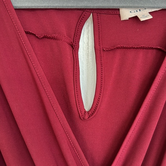 Gilli Burgandy V Neck Jumpsuit - Picture 8 of 14